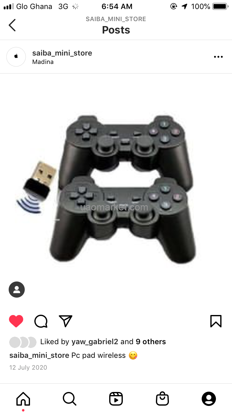 Wireless laptop game pads double