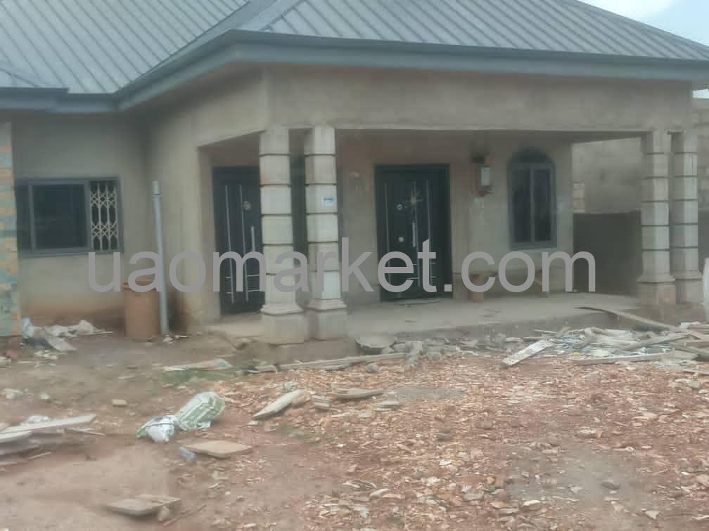 House built built on but not yet finished