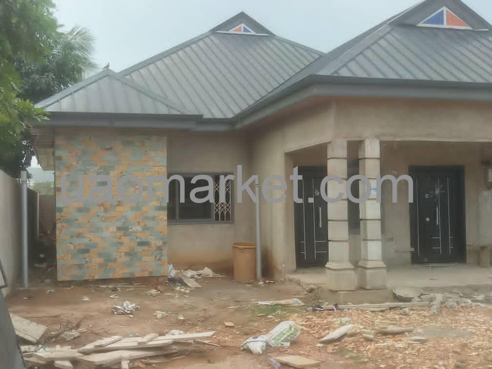 House built built on but not yet finished