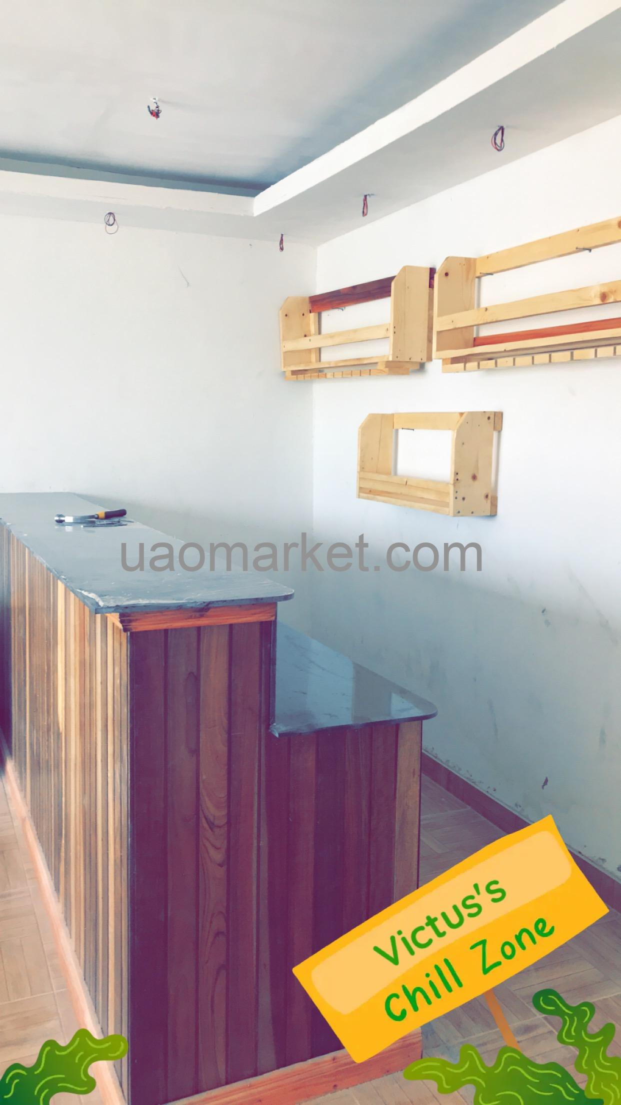 We use pallet and hard wood to create a beautiful thing